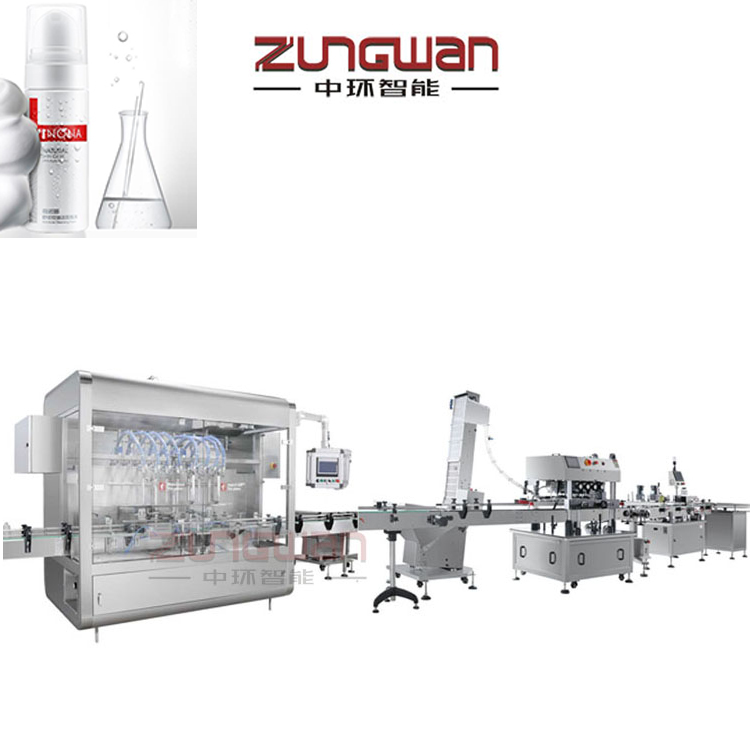 灌裝機，旋蓋機，貼標機，灌裝生產(chǎn)線，中環(huán)灌裝封尾機 